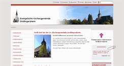 Desktop Screenshot of evkg-grossingersheim.de